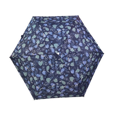 Dijital Baskı ile 21 İnç 6 Panel UV Korumalı Reklam Süper Mini Şemsiyeler