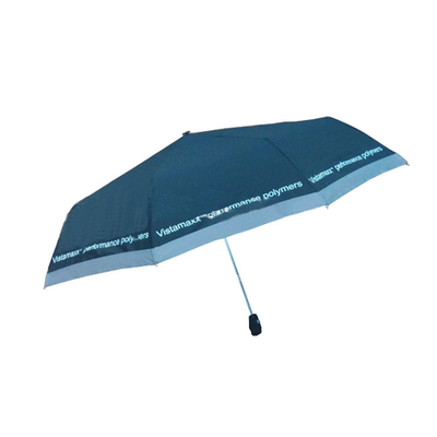 SGS Taşınabilir Pongee Otomatik Açık Dış Mekan 3 Katlanır Yağmur Şemsiyesi