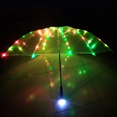 TUV El Şeffaf POE LED Flaş Işığı Şemsiyesi