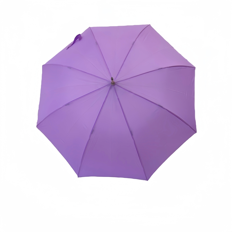 23 inç düz ahşap tutamlı şemsiye Brolly 8 kaburga ile süper rüzgar geçirmez ve hafif