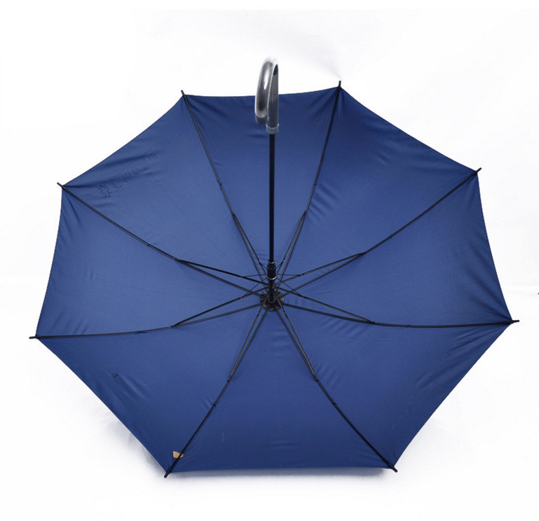 Compact Auto Open Stick Umbrella with Metal Shaft and Customizable Logo