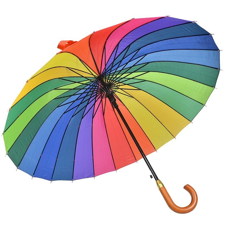 Water-Resistant UV Protection Auto Open Stick Umbrella with Quick Deployment for All Weather