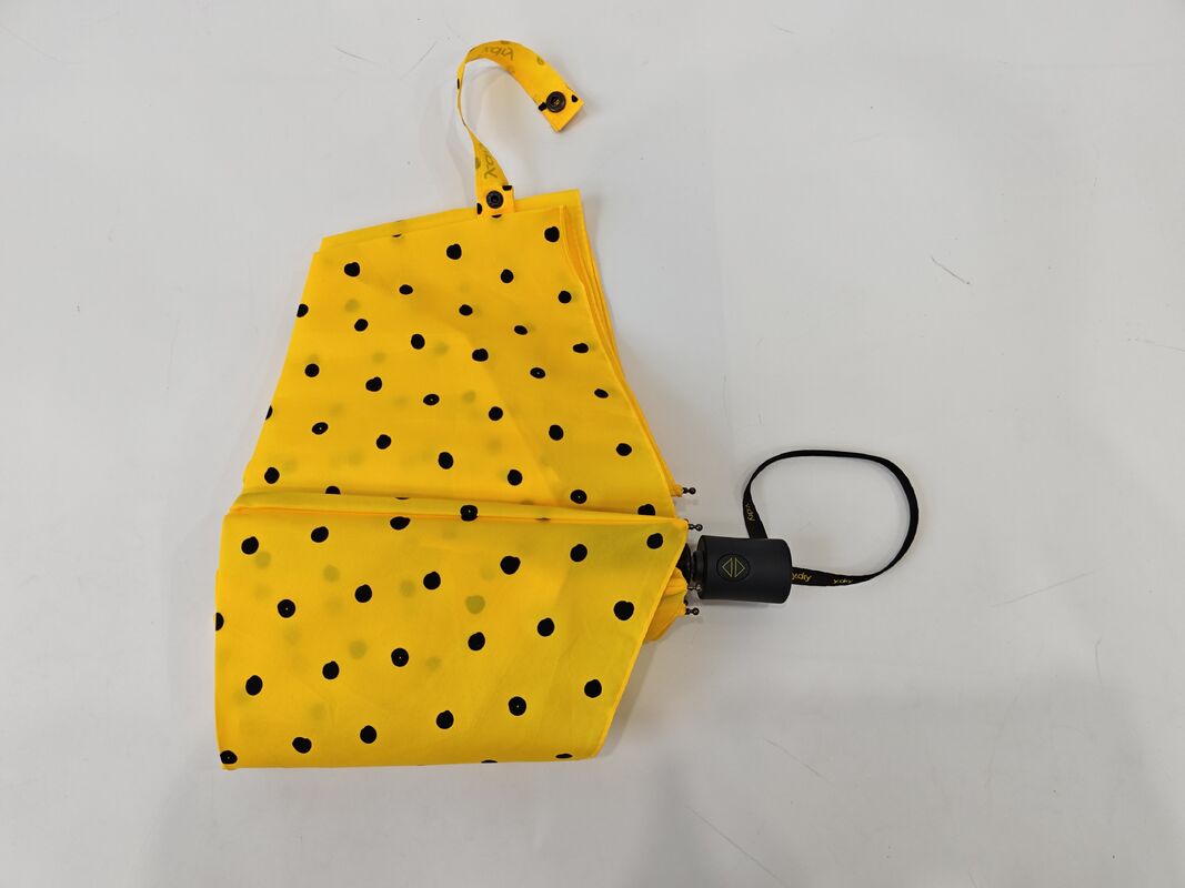 105cm Açık Çaplı Otomatik Seyahat Şemsiyesi, Kauçuk Kaplamalı Saplı ve Kolay Taşınabilirlik İçin 26CM Katlanmış Uzunluk