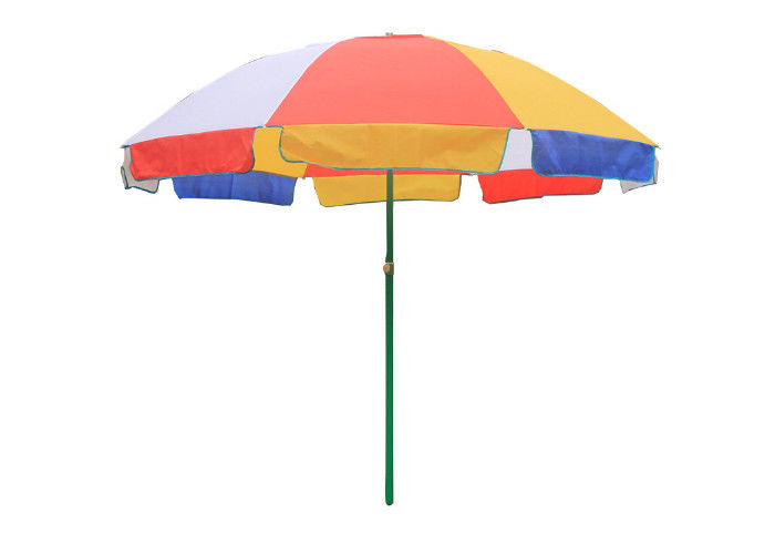 Promosyon UV Plaj Şemsiye Özel Baskı 170g Polyester Çelik Mil